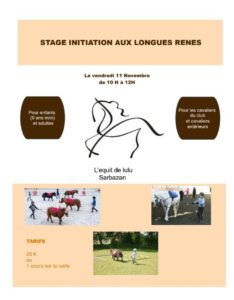 Equitation Stage Longue Renne Sarbazan